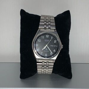 Vintage 1982 Seiko Silverwave Day Date Wrist Watch 8229-7000